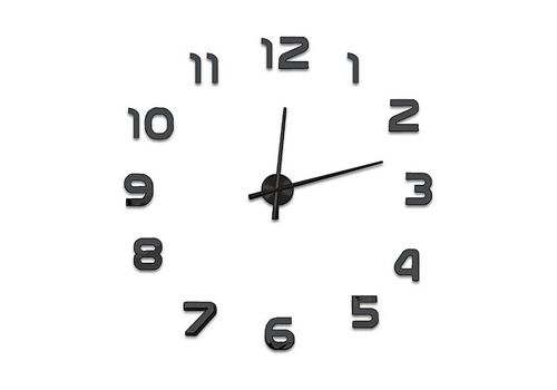 DIY Horloge Murale Design 3D 1,0m grand taille au meilleur prix au Maroc