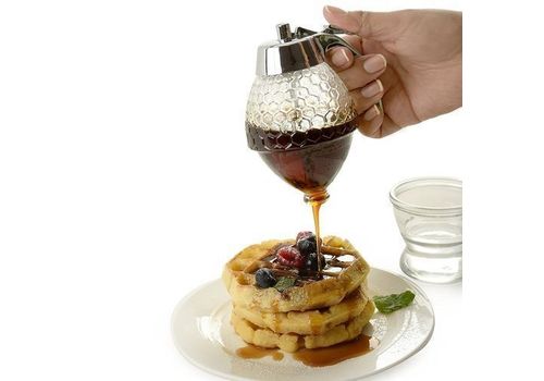 Distributeur de miel - Bouteille/bocal en acrylique au meilleur prix au Maroc