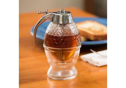 Distributeur de miel - Bouteille/bocal en acrylique au meilleur prix au Maroc