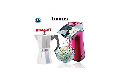 APPAREIL A POP CORN 1100W ROUGE FERRARI PLUS CAFETIERE ITALICA 6 TASSES GRATUIT au meilleur prix au Maroc