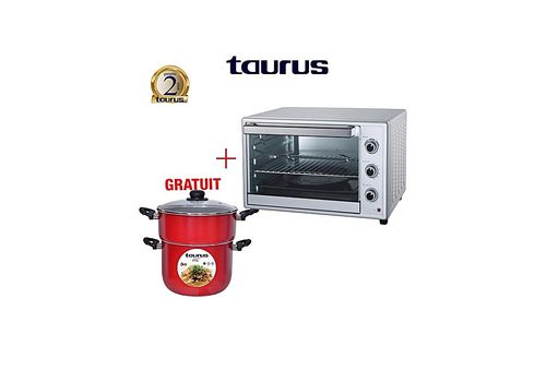 TAURUS FOUR ELECTRIQUE HORIZON 70L 2200W + COUSCOUSSIER ROUGE 8L - 2 ans de garantie​ au meilleur prix au Maroc