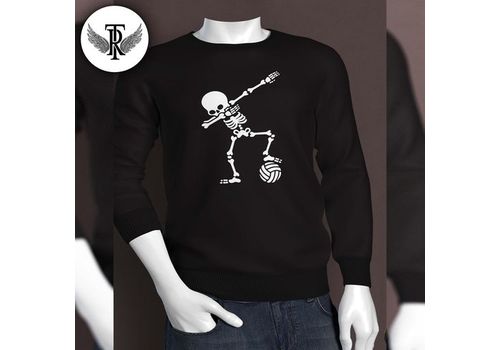 Sweat  skeleton football Black -Tag Ropa- au meilleur prix au Maroc
