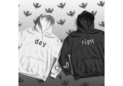 capuche couple day and night -tag ropa- au meilleur prix au Maroc