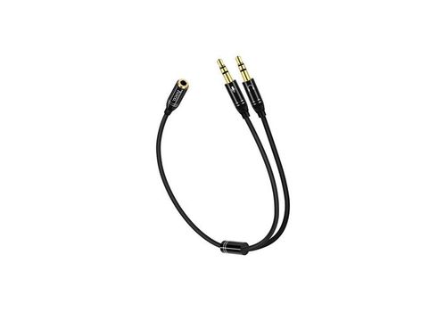 Male to 2 Female HOCO UPA07 Plug Jack Stereo au meilleur prix au Maroc