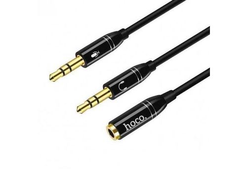 Male to 2 Female HOCO UPA07 Plug Jack Stereo au meilleur prix au Maroc