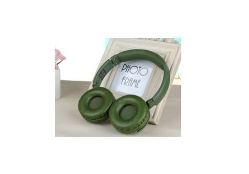 Casque Bluetooth NIA Q1 avec Microphone Radio FM support Micro SD / Auxiliaire - Vert au meilleur prix au Maroc