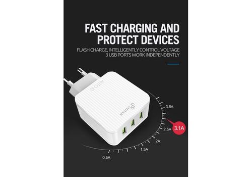 Chargeur Fast Charge Original  5V 3.1A au meilleur prix au Maroc