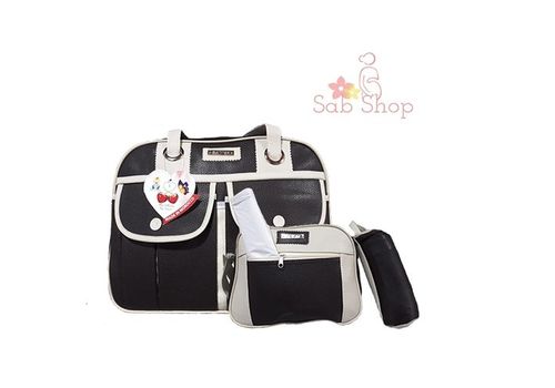 Pack bébé : Sac à langer 4 pièces Bébé - Marron Foncé au meilleur prix au Maroc