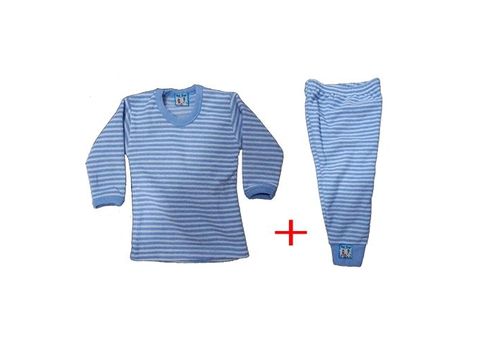 Pack Bébé Winter Pyjama de Nuit - body bébé +pontallon - High Quality - Bleu au meilleur prix au Maroc
