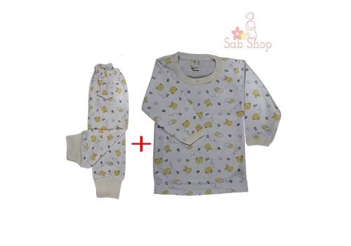 Pack Bébé Pyjama de Nuit - bodys bébé +pontallon - High Quality - Jaune au meilleur prix au Maroc