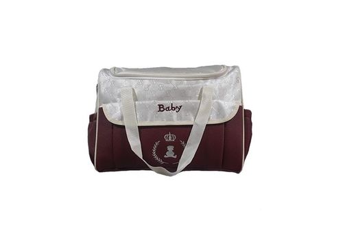 Pack bébé : Sac à langer 3 pièces - Grenat au meilleur prix au Maroc