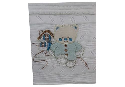 Bear - Couverture pour bébé 2 Pieces High Quality - Multifunctional en Coton - Vert 2 X 1 au meilleur prix au Maroc