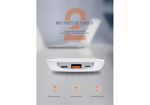 Power Bank Et Chargeur Sans Fil Original 2 en 1 au meilleur prix au Maroc