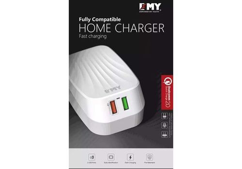 Chargeur Rapide 2 Entrées USB USB Avec Cable Samsung  2.4A au meilleur prix au Maroc