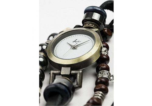 Montre Bracelet Luna Hippie Chic - Marron et Noir au meilleur prix au Maroc