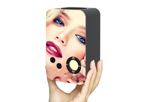 Bluetooth Audio Miroir Réveil Sans Fil Bluetooth Haut-Parleur avec Fonction Radio FM - Noir au meilleur prix au Maroc
