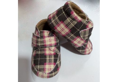 Chaussures de luxe bébé - hiver premiers pas - Marron Carreaux' au meilleur prix au Maroc