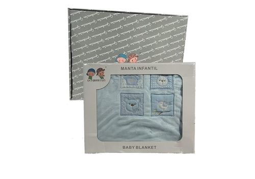 Baby Couverture bébé - Bubble blanquet -110*140 cm - Bleu au meilleur prix au Maroc