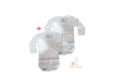 Bébé Lux Lot de 2 bodys bébé - Beige - High Quality au meilleur prix au Maroc