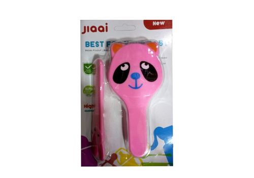 Panda Brosse et Peigne Bleu Pour Bébé - Rose - Haute Qualité au meilleur prix au Maroc