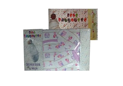 Couverture d'emmaillotage BabyBaugousse pour nouveau né - 3 X 1 - Coloré au meilleur prix au Maroc