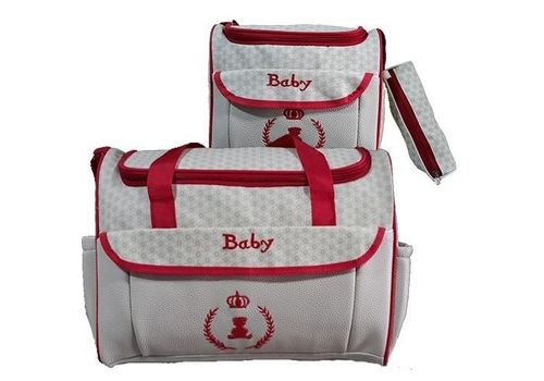 Baby Sac à langer 3 pièces - Rouge' au meilleur prix au Maroc