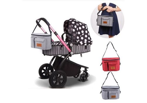 Sac À couches Pour Bébé Trucs Sac À Langer Poussette Organisateur Bébé Sac Pour la Maman - Gris au meilleur prix au Maroc