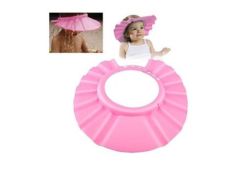 Bonnet de douche pour enfants et bébé - Rose au meilleur prix au Maroc
