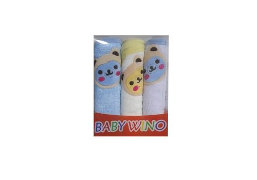 Pack de 3 serviettes Turlie pour bébé 3X1 - Haute Qualité - Garçon au meilleur prix au Maroc