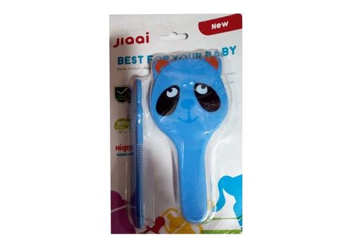 Panda Brosse et Peigne Bleu Pour Bébé - Bleu - Haute Qualité au meilleur prix au Maroc