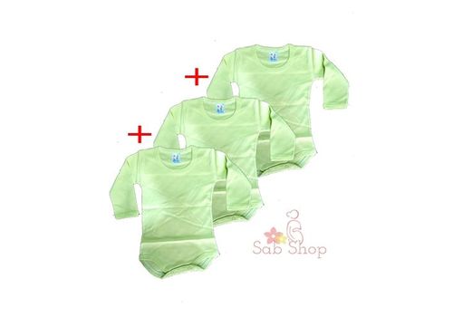 Bébé Lux Lot de 3 bodys bébé - Vert - High Quality au meilleur prix au Maroc