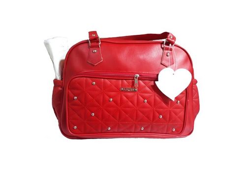 Pack My Baby : Sac à langer en Cuir 4 pièces - Rouge au meilleur prix au Maroc