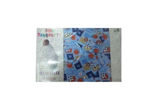 Couverture d?'?emmaillotage BabyBaugousse pour nouveau né - 3 X 1 - Bleu au meilleur prix au Maroc