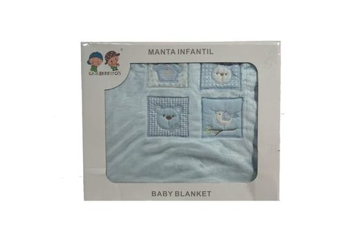 Baby Couverture bébé - Bubble blanquet -110*140 cm - Bleu au meilleur prix au Maroc