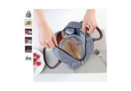 Lunch Refroidisseur Bébé Bouteille de Lait Rayé Isolation - Frais Chaud Alimentaire au meilleur prix au Maroc