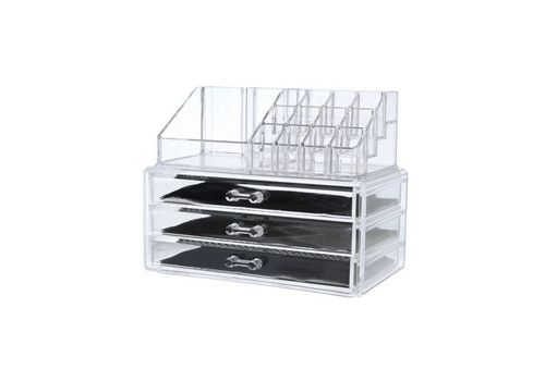 Organisateur Acrylique De Maquillage Avec Des Tiroirs au meilleur prix au Maroc