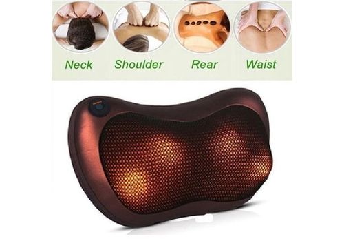 Portable Masseur Oreiller Électrique Infrarouge Chauffage Pétrissage Cou Épaule Retour Corps au meilleur prix au Maroc