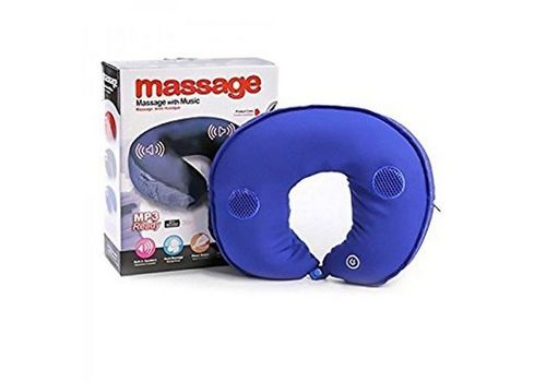 Oreiller Massage Avec Haut-Parleur MP3-BLEU au meilleur prix au Maroc