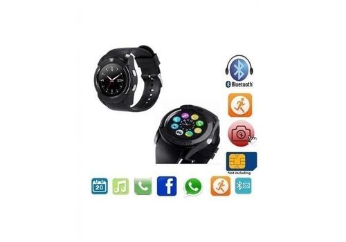V8 Montre connectée bluetooth homme montre Camera au meilleur prix au Maroc