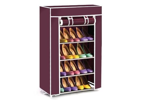 Armoire de chaussure 5 étages - bordeaux au meilleur prix au Maroc