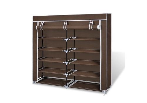 Armoire de Chaussures 12 étages MARRON au meilleur prix au Maroc