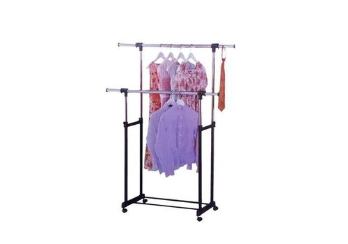 Double portemanteau mobile en acier au meilleur prix au Maroc