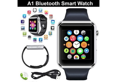 GT08 SMART Watch Montre Connectée avec carte sim - SILVER au meilleur prix au Maroc