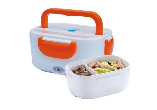 ELECTRIC LUNCHBOX BOITE A REPAS ELECTRIQUE ET CHAUFFE PLATS ORANGE au meilleur prix au Maroc
