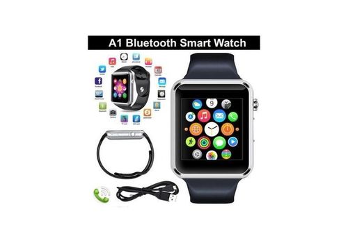 GT08 SMART Watch Montre Connectée avec carte sim - SILVER au meilleur prix au Maroc