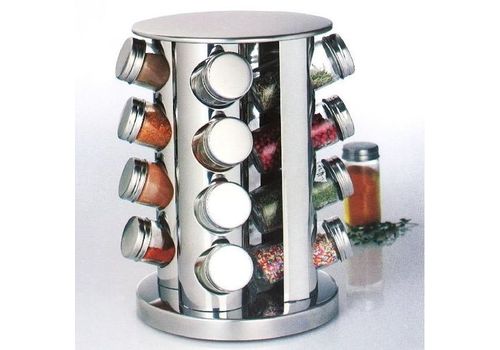 Présentoir à épices 16 Pots support inoxydable au meilleur prix au Maroc