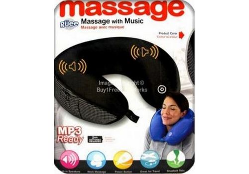 Oreiller Massage Avec Haut-Parleur MP3-NOIR au meilleur prix au Maroc