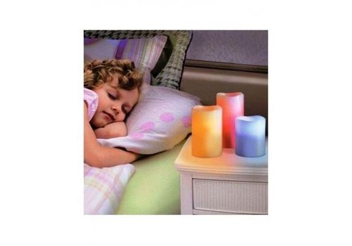 3 pièces bougies lumineux Luma candles au meilleur prix au Maroc