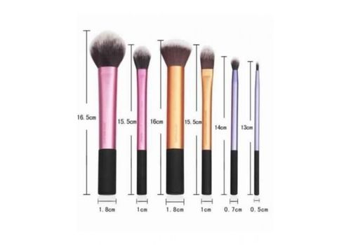Pack 6 Pinceaux pour maquillage REAL TECHNIQUES - sam's picks au meilleur prix au Maroc