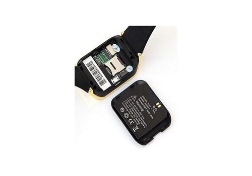 Montre connectée Bluetooth & écran tactile & carte SIM - NOIR et gris au meilleur prix au Maroc